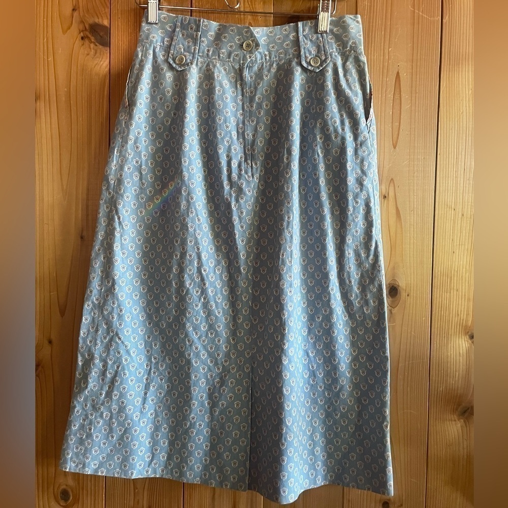 Vintage 80s 90s Anne Marie x Les Olivades Prairie Cottagecore set skirt blouse M - Picture 7 of 9